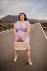 Bolso ético bordado con la palabra LOVE