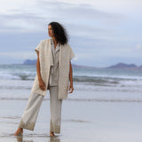 kimono duster en textil khadi only size