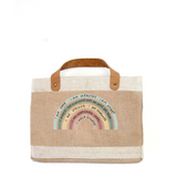 BOLSO DE YUTE PEQUEÑO TODO VA A SALIR BIEN by Beth Fevrier