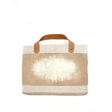 Bolso de yute al que le hemos dado una segunda oportunidad. Más y mejor. Personalizado