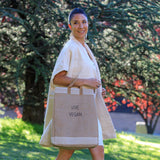 Frontal bolso personalizable con asa vegan