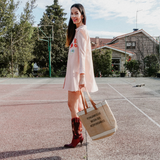 BOLSO DE YUTE PERSONALIZABLE ASA LARGA TODO VA A SALIR BIEN by Beth Fevrier