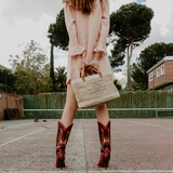 BOLSO DE YUTE PEQUEÑO - FLECHA INICIALES